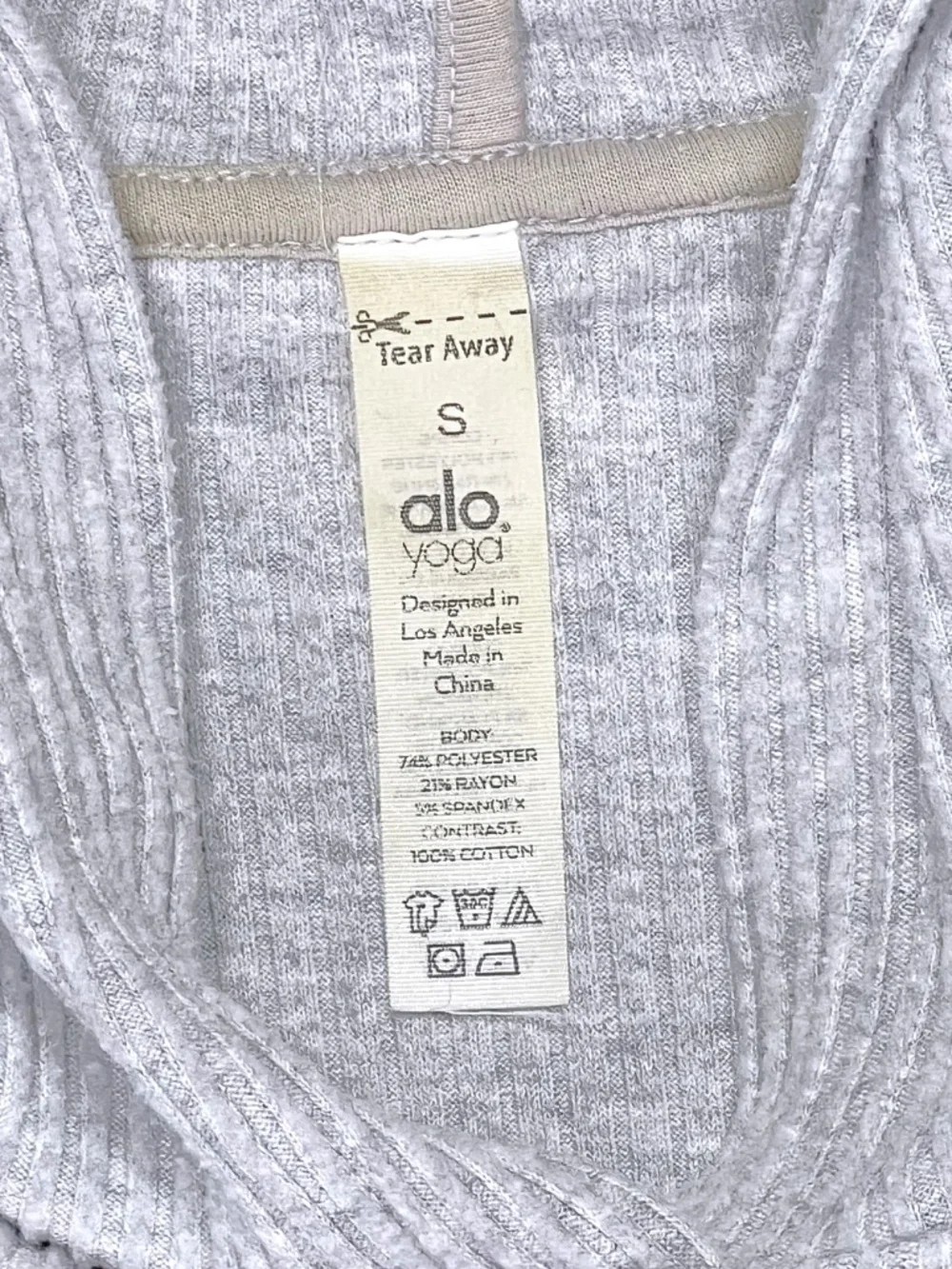 Alo Yoga Muse Hoodie and Sweatpants Set in Heather Grey Size Small